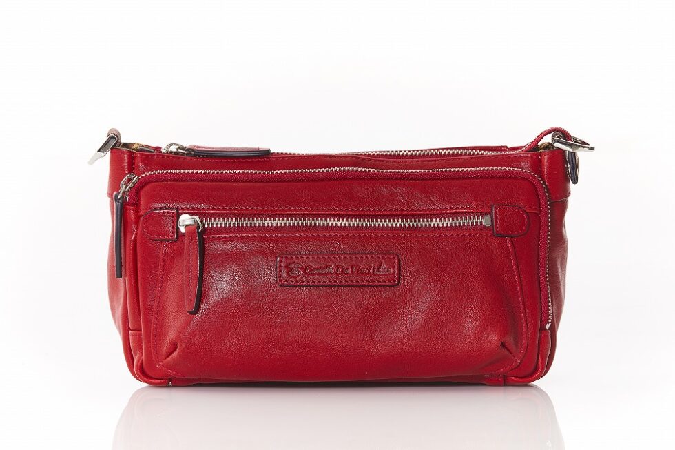 CRETA Leather vintage RED ダヴィンチファーロ　コレクション