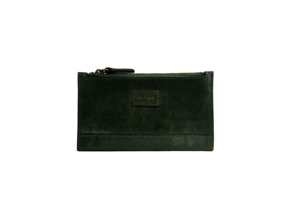 BRIDEL leather Card Holder Case GREEN ダヴィンチファーロ コレクション