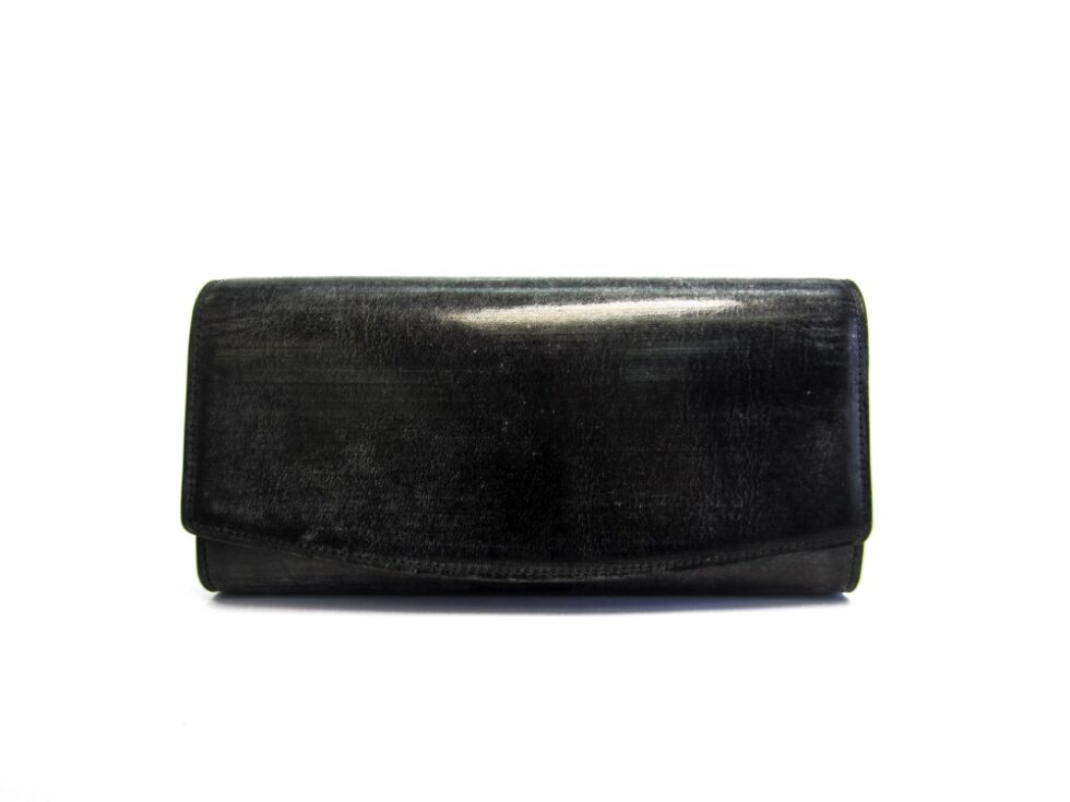 BRIDLE MISTO Flap Long Wallet BLACK ダヴィンチファーロ コレクション