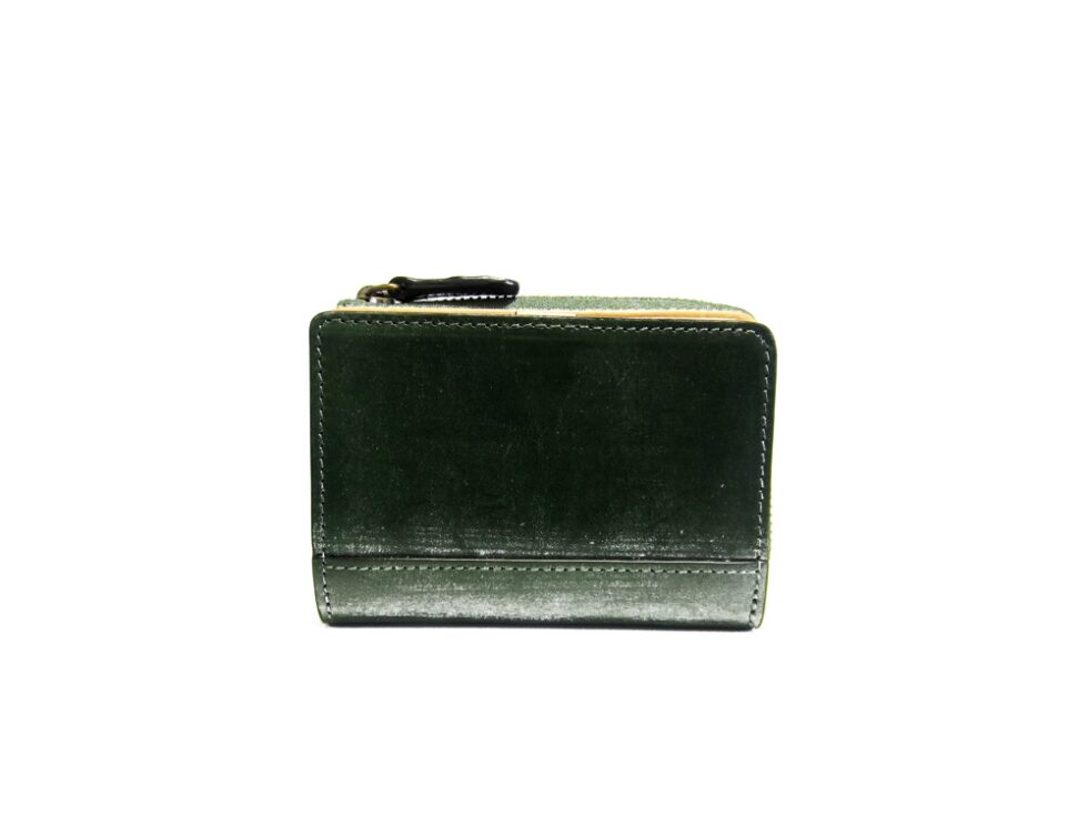 BRIDLE MISTO Tow Way Action Zip Coin & Card　Holder GREEN ダヴィンチファーロ コレクション