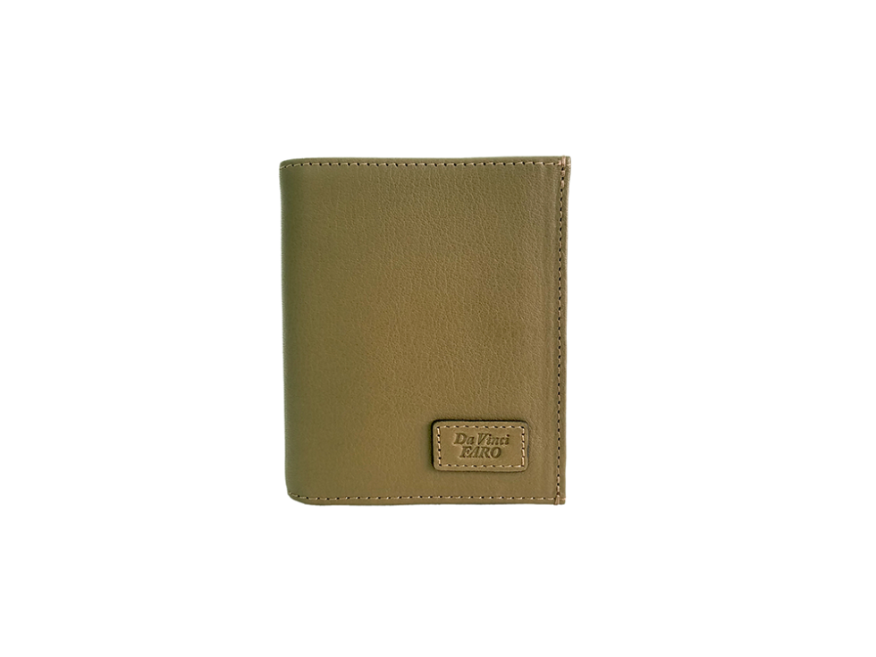AROMA Mano Wallet Folding smart case OLIVE ダヴィンチファーロ コレクション