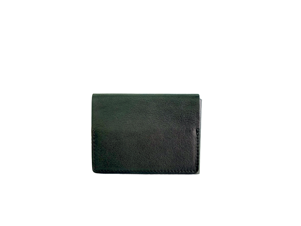 AROMA TORES Tre-folding card case BLACK ダヴィンチファーロ コレクション