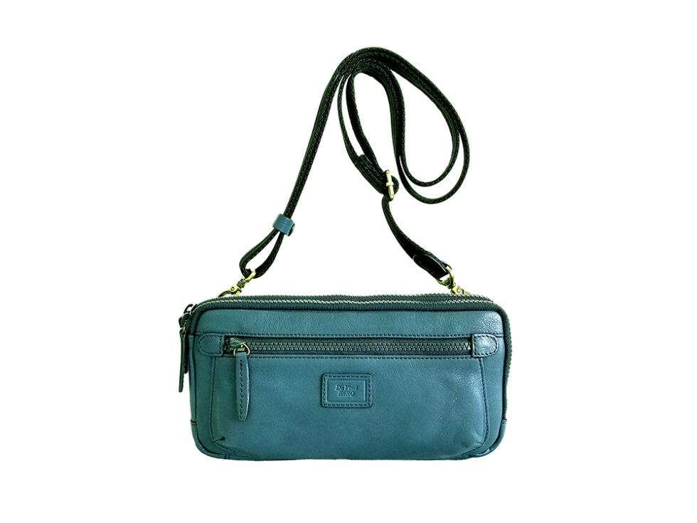 AROMA Double Wallet Bag NAVY ダヴィンチファーロ コレクション