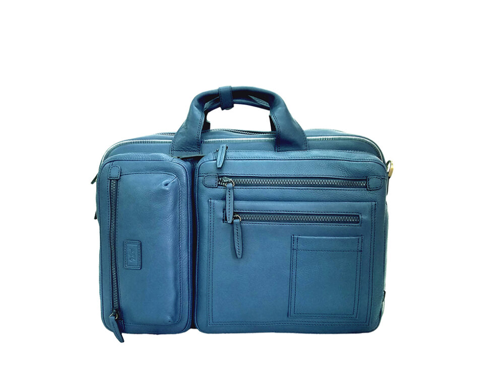 AROMA Multi Business Bag NAVY ダヴィンチファーロ コレクション