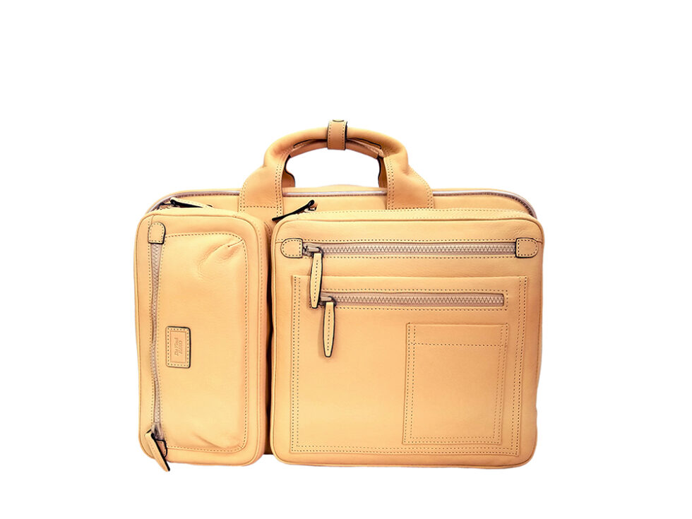 AROMA Multi Business Bag NATURAL ダヴィンチファーロ コレクション