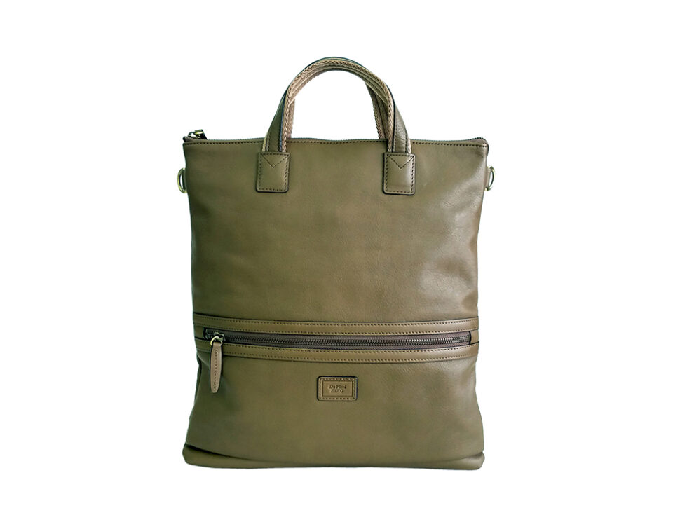 AROMA Slim Multi Shoulder Bag OLIVE ダヴィンチファーロ コレクション