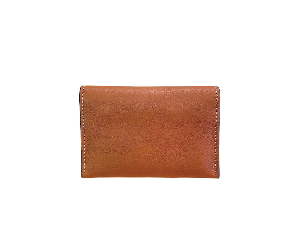 AROMA Mini Smart Wallet COGNAC ダヴィンチファーロ コレクション