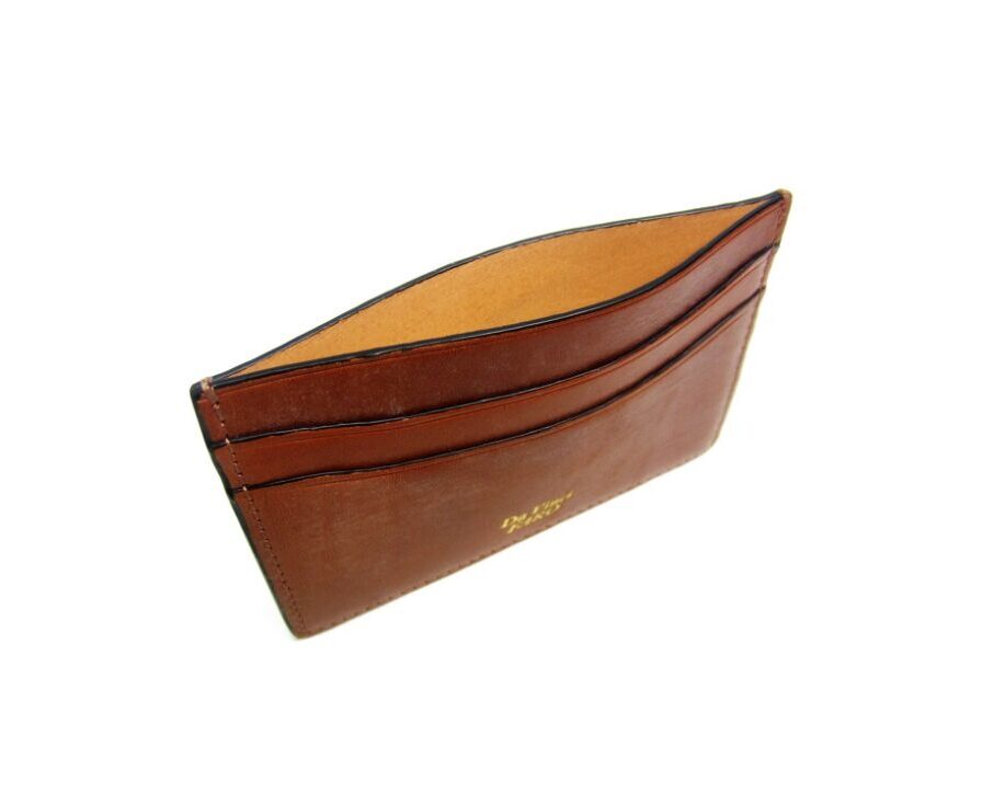 Diadora Cognac Brown Bill And Card Case