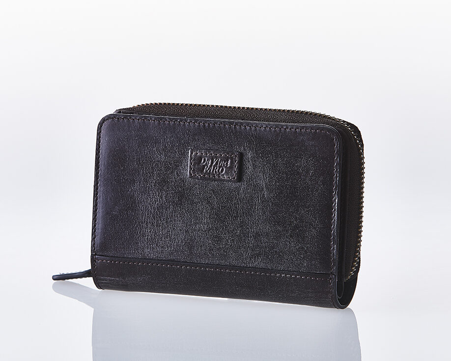 BRIDEL leather Round Zip Wallet D.CHOCO ダヴィンチファーロ コレクション