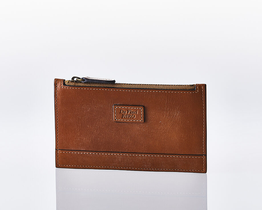 BRIDEL leather Card Holder Case COGNAC ダヴィンチファーロ コレクション