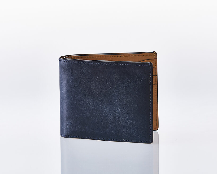 BRIDLE MISTO Bi-fold Wallet D.NAVY ダヴィンチファーロ コレクション