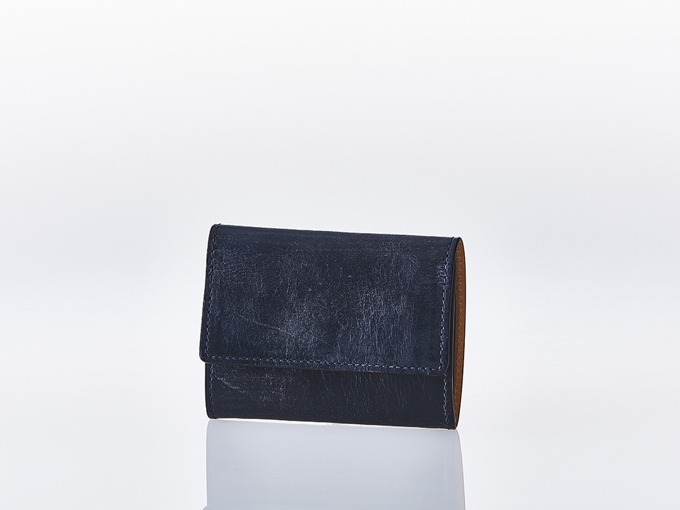 BRIDLE MISTO Flap Mini Wallet D.NAVY ダヴィンチファーロ コレクション