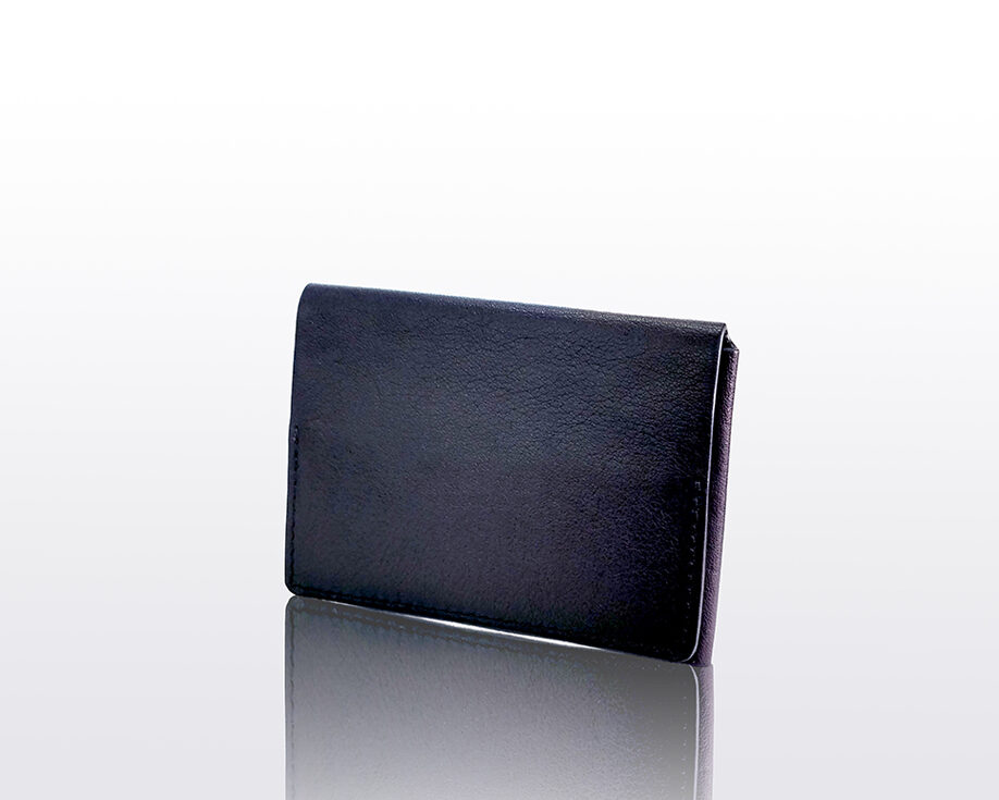 AROMA TORES Tre-folding card case BLACK ダヴィンチファーロ コレクション