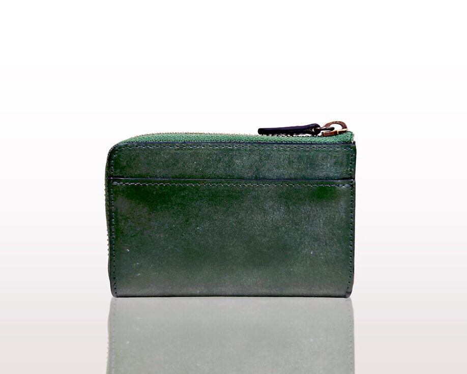 Tutto Bloom L-zip Coin & card Case GREEN　ダヴィンチファーロ
