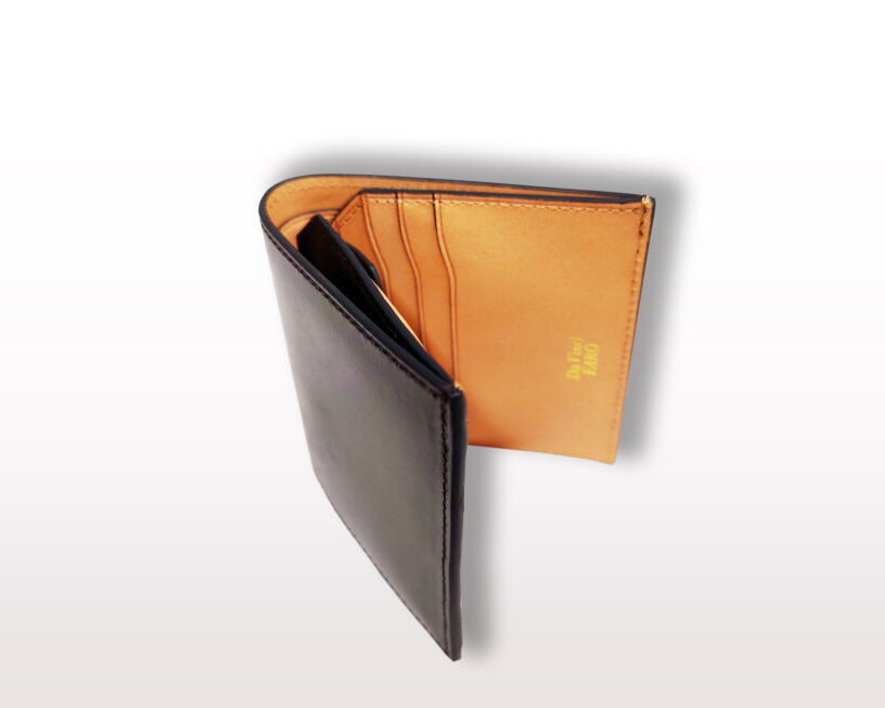 NICOLA Bridle Misto Bi fold Wallet(with Coin Pocket) D.CHOCO