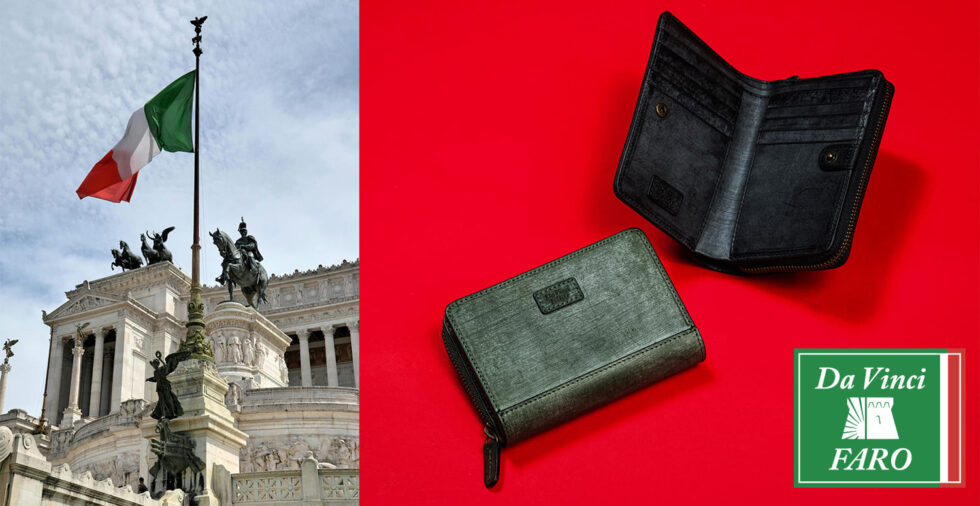 イタリアを代表するダヴィンチファーロの、ブライドルレザーの財布