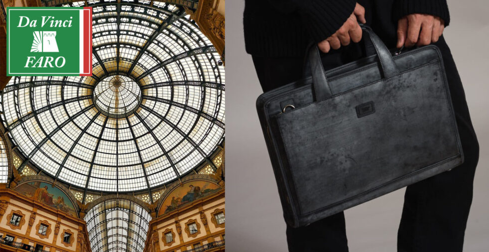 イタリアのエマニエルアーケードと、イタリア職人が真面目に作り込んだブライドル革のバッグ