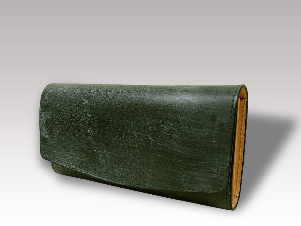Oak Bark Bridle / Flap Long Wallet