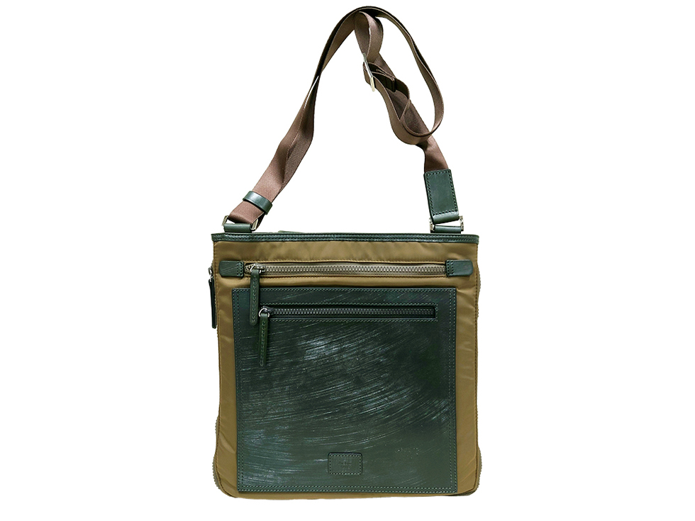 BRIGHTON Baker Oakbark TORINO Combi Shoulder Bag GREEN | ダヴィンチファーロ