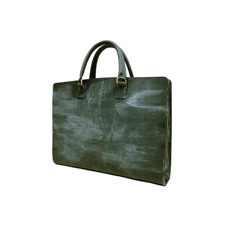 BRIGHTON Baker Oakbark Briefcase GREEN | ダヴィンチファーロ