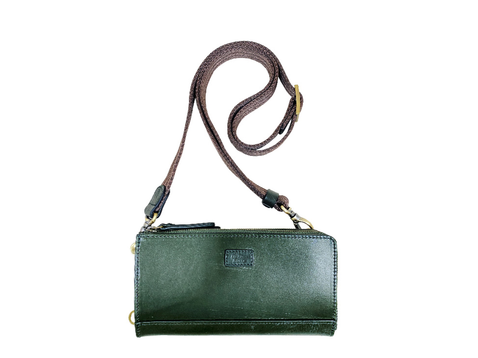 BRIGHTON Oakbark Bridle Body Bag Mini GREEN  ダヴィンチファーロ　コレクション