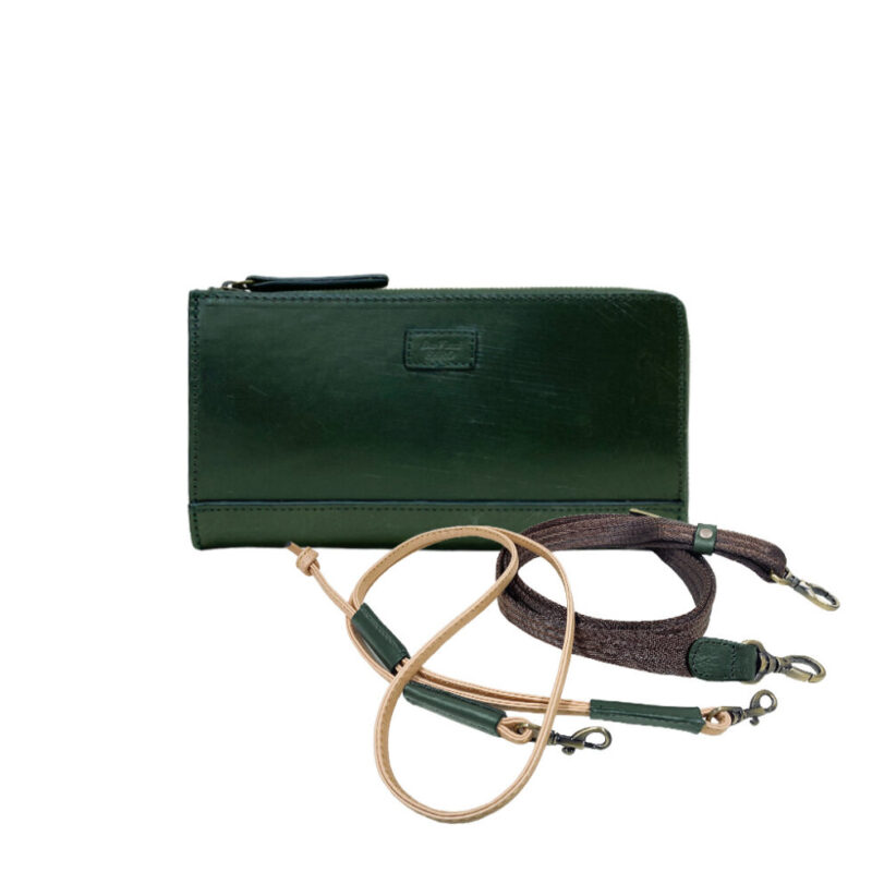 BRIGHTON Oakbark Bridle Body Bag Mini GREEN ダヴィンチファーロ　コレクション