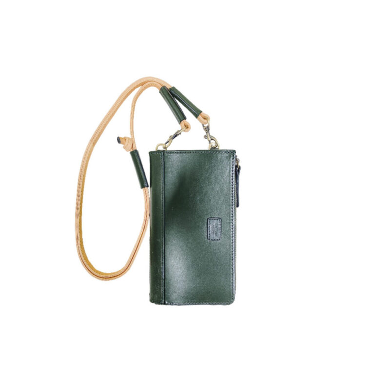 BRIGHTON Oakbark Bridle Body Bag Mini GREEN ダヴィンチファーロ　コレクション