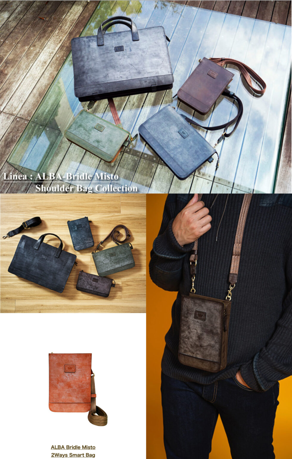 ALBA Bridle Misto2Ways Smart Bag 