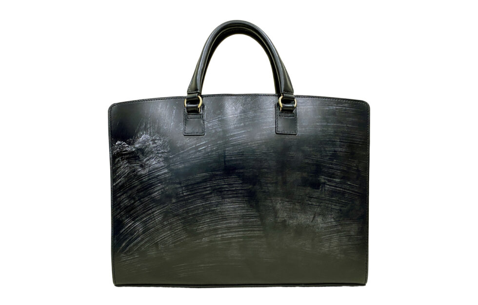 BRIGHTON Baker Oakbark Briefcase BLACK